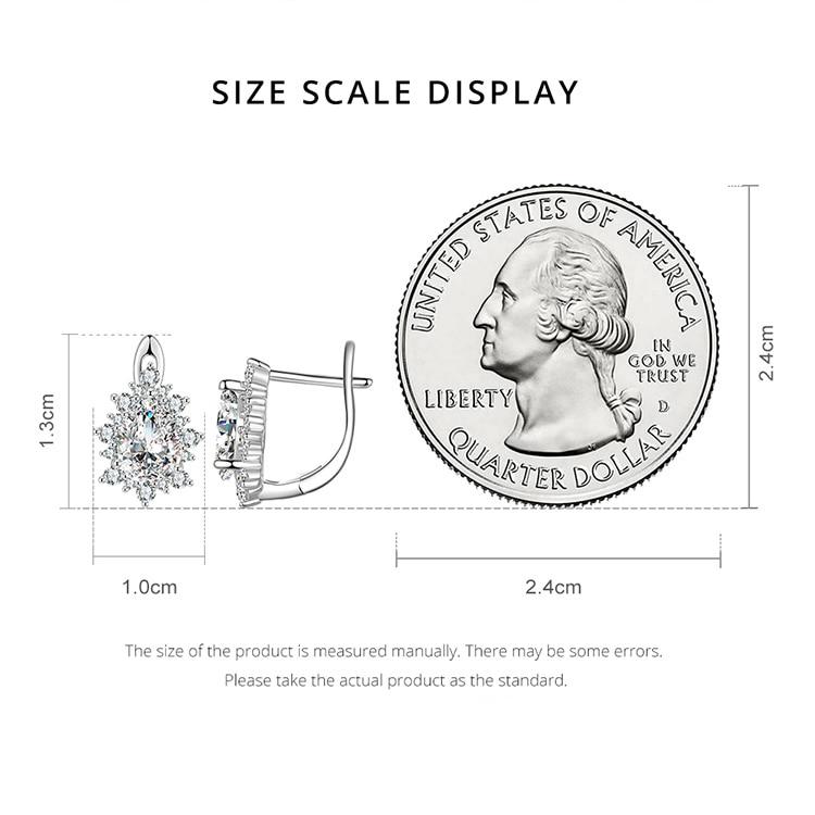 Cubic Zirconia Water Drop Earrings crafted in Sterling Silver| CZ Earrings| atgjewellery.com Cubic Zirconia Water Drop Earrings crafted in Sterling Silver| CZ Earrings| atgjewellery.com