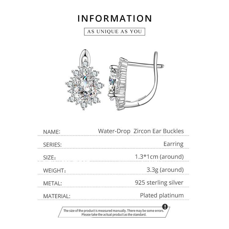 Cubic Zirconia Water Drop Earrings crafted in Sterling Silver| CZ Earrings| atgjewellery.com Cubic Zirconia Water Drop Earrings crafted in Sterling Silver| CZ Earrings| atgjewellery.com